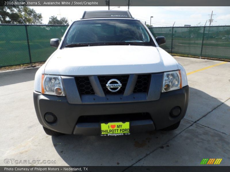 Avalanche White / Steel/Graphite 2008 Nissan Xterra S
