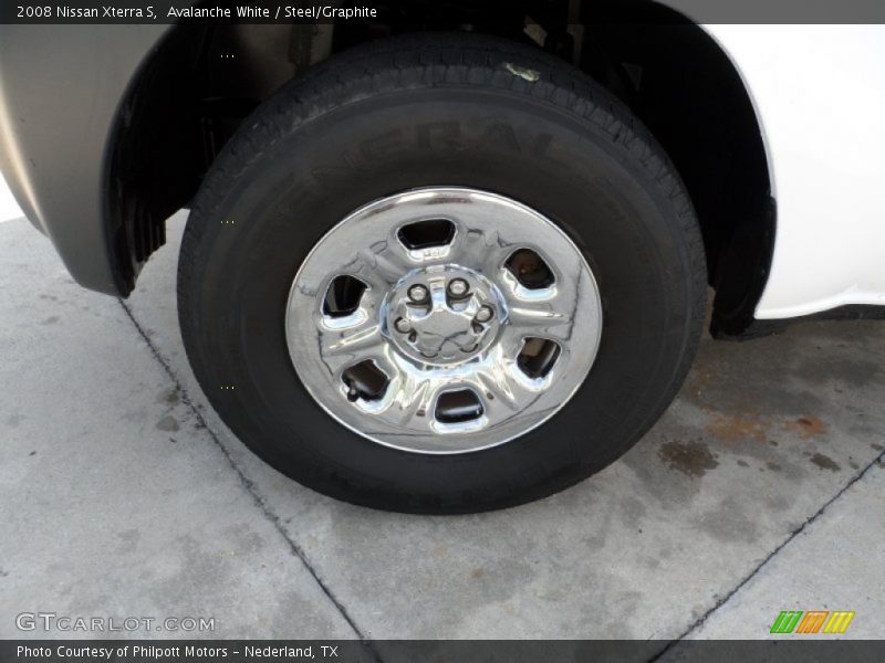 Avalanche White / Steel/Graphite 2008 Nissan Xterra S