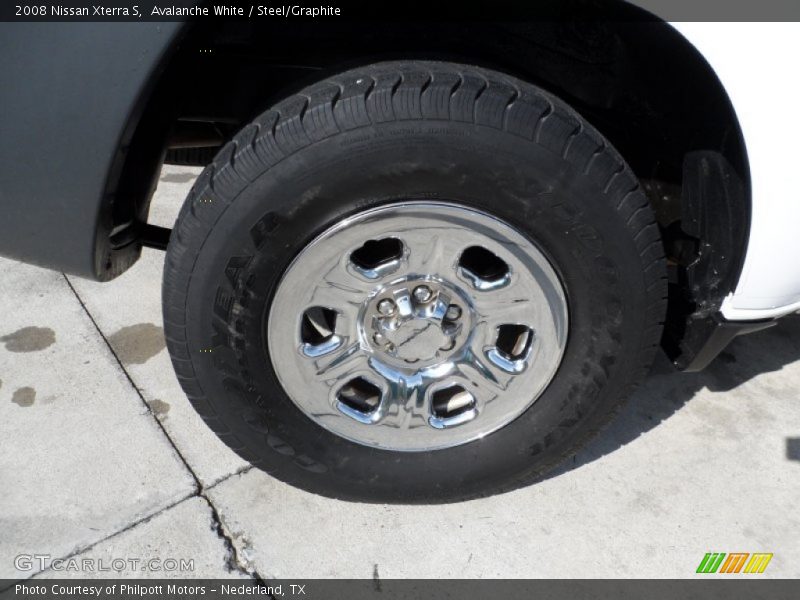 Avalanche White / Steel/Graphite 2008 Nissan Xterra S