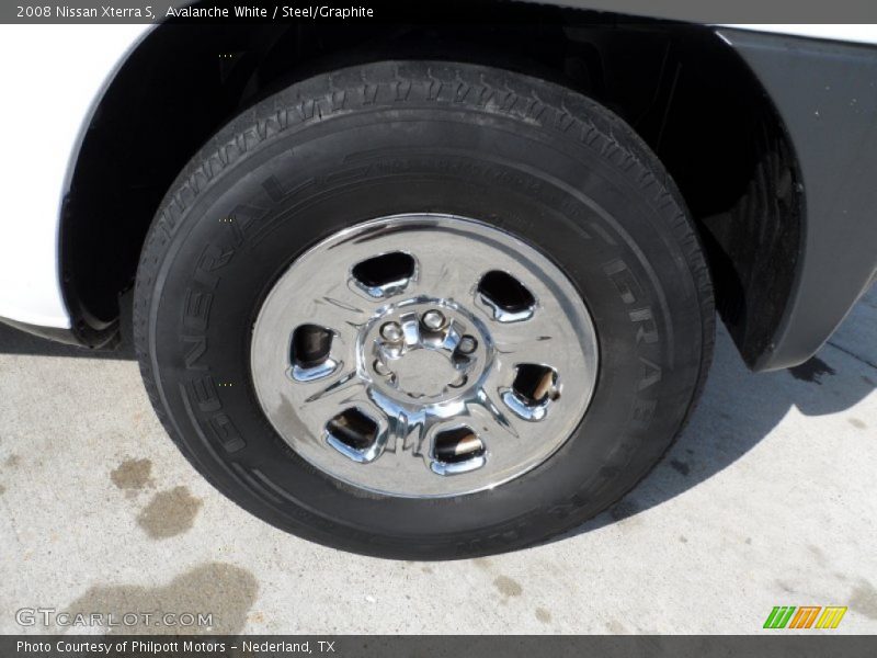 Avalanche White / Steel/Graphite 2008 Nissan Xterra S