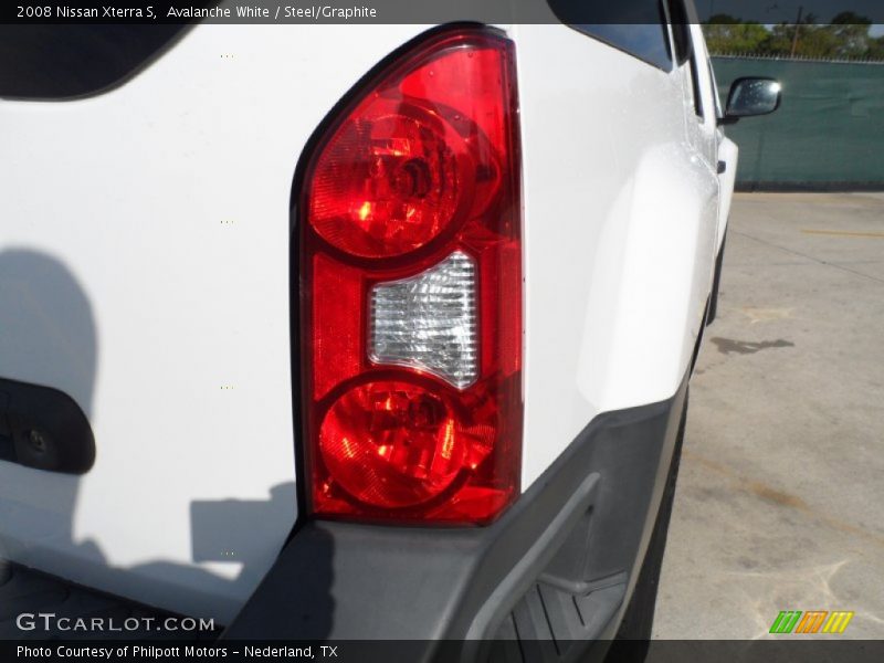 Avalanche White / Steel/Graphite 2008 Nissan Xterra S