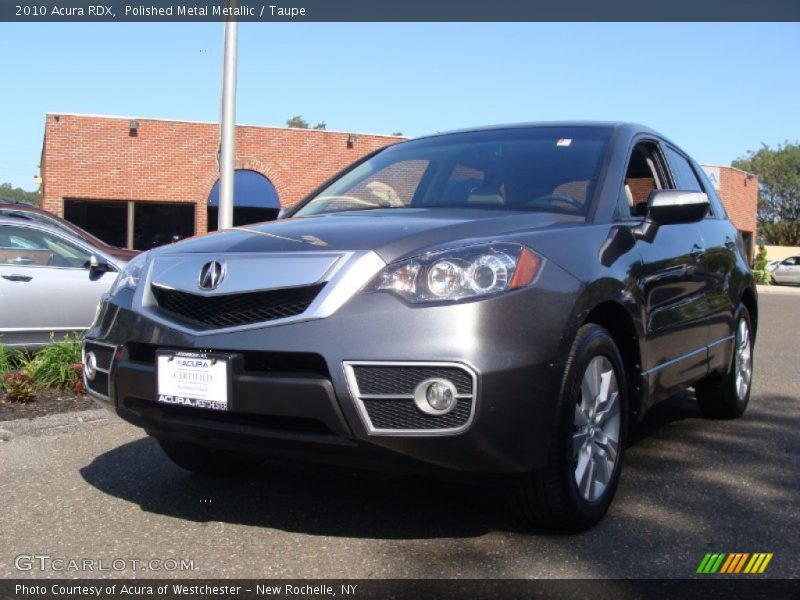 Polished Metal Metallic / Taupe 2010 Acura RDX