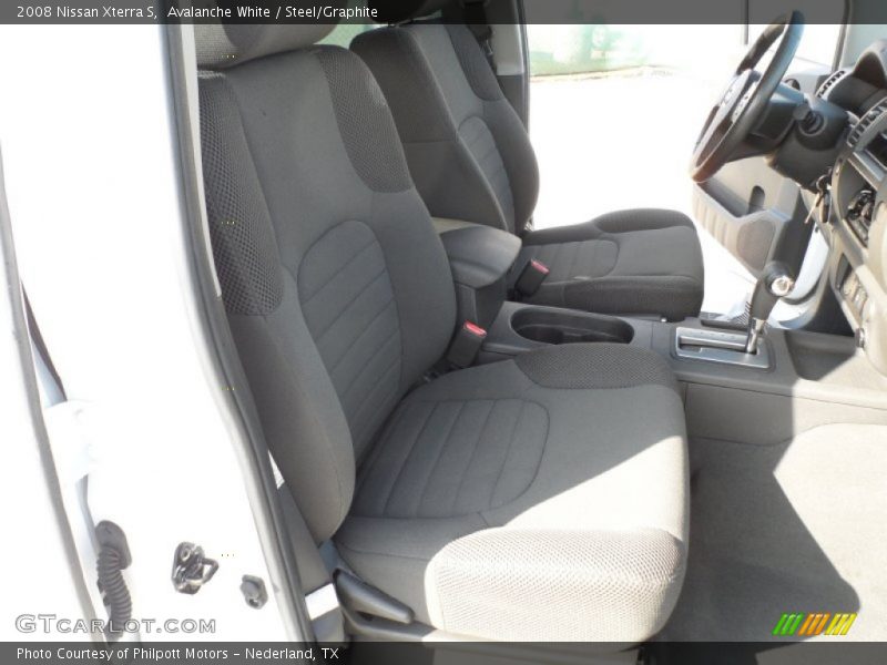 Avalanche White / Steel/Graphite 2008 Nissan Xterra S
