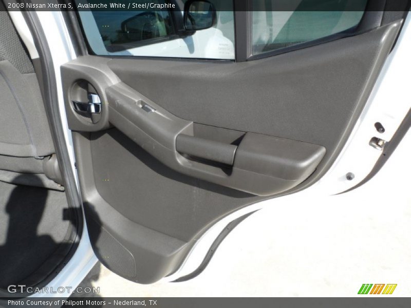 Avalanche White / Steel/Graphite 2008 Nissan Xterra S