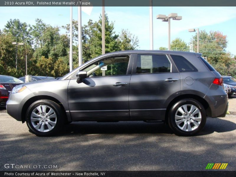 Polished Metal Metallic / Taupe 2010 Acura RDX