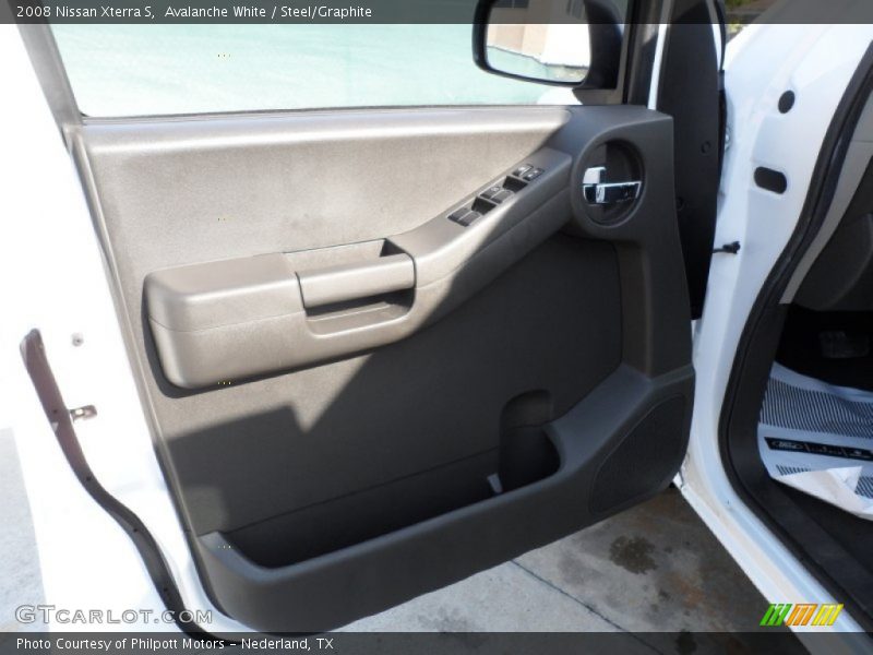 Avalanche White / Steel/Graphite 2008 Nissan Xterra S