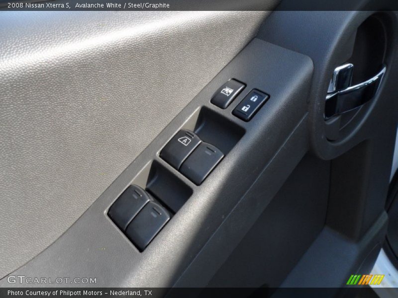 Avalanche White / Steel/Graphite 2008 Nissan Xterra S