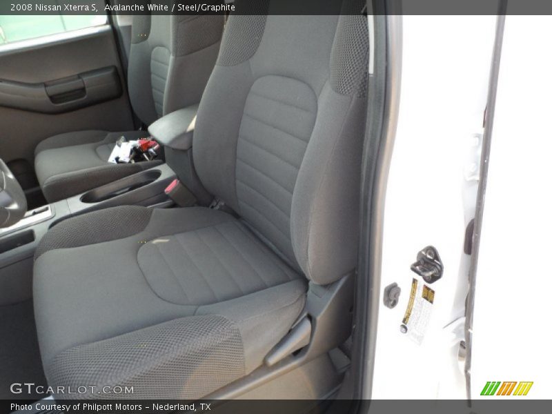 Avalanche White / Steel/Graphite 2008 Nissan Xterra S