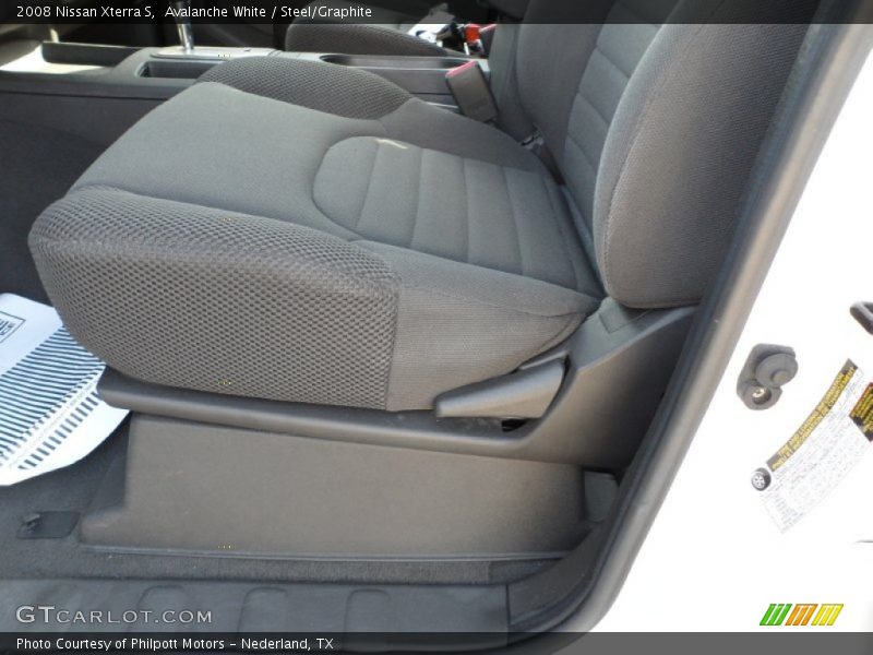 Avalanche White / Steel/Graphite 2008 Nissan Xterra S