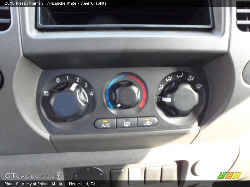 Avalanche White / Steel/Graphite 2008 Nissan Xterra S