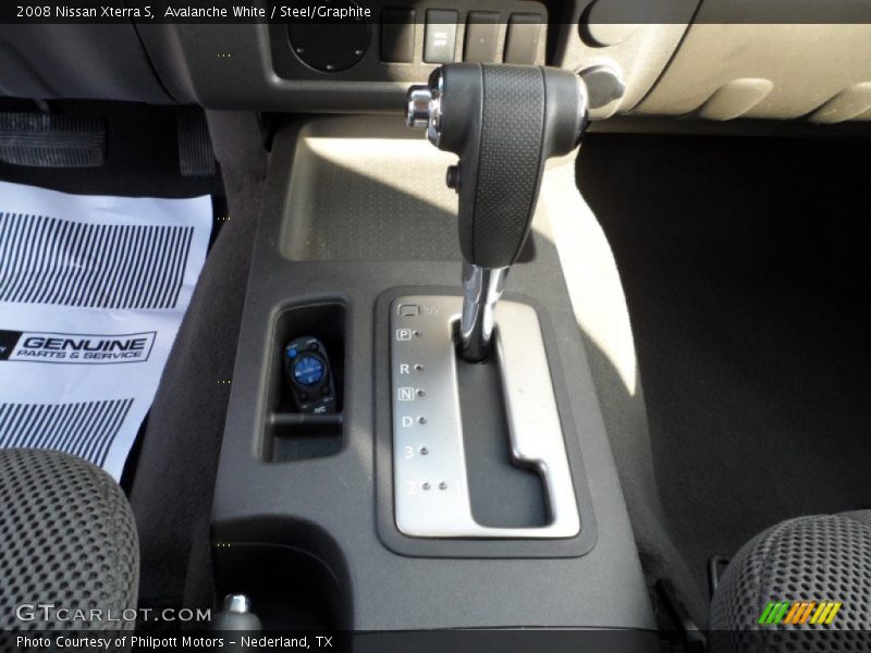 Avalanche White / Steel/Graphite 2008 Nissan Xterra S