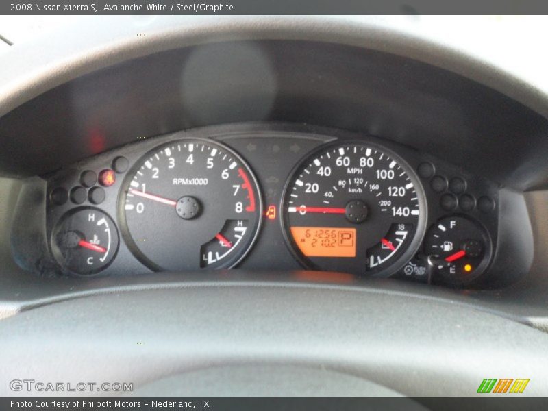 Avalanche White / Steel/Graphite 2008 Nissan Xterra S