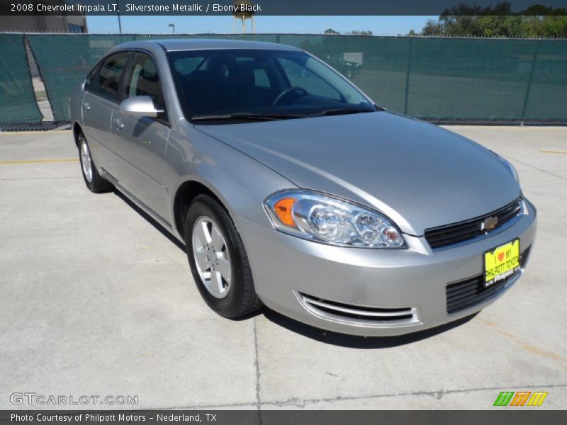 Silverstone Metallic / Ebony Black 2008 Chevrolet Impala LT