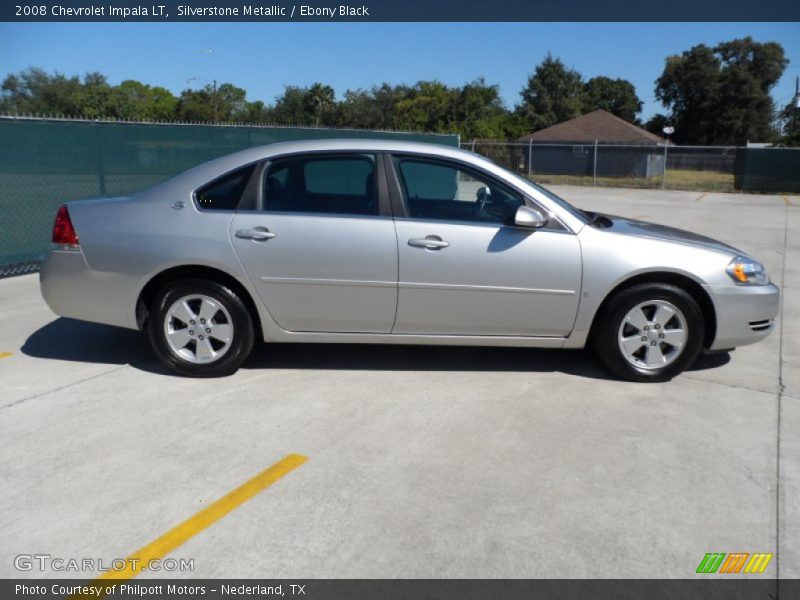 Silverstone Metallic / Ebony Black 2008 Chevrolet Impala LT