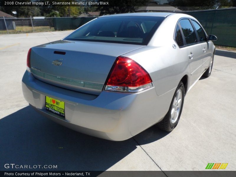 Silverstone Metallic / Ebony Black 2008 Chevrolet Impala LT