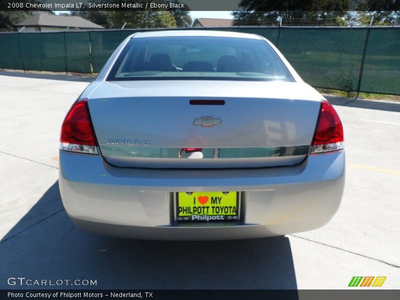 Silverstone Metallic / Ebony Black 2008 Chevrolet Impala LT