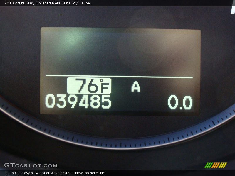 Polished Metal Metallic / Taupe 2010 Acura RDX