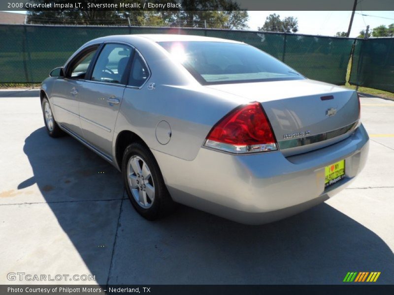 Silverstone Metallic / Ebony Black 2008 Chevrolet Impala LT