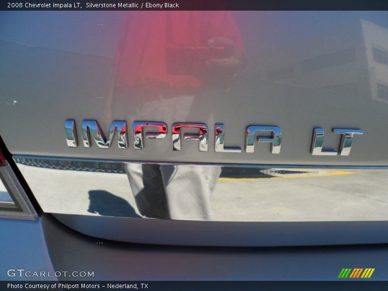Silverstone Metallic / Ebony Black 2008 Chevrolet Impala LT