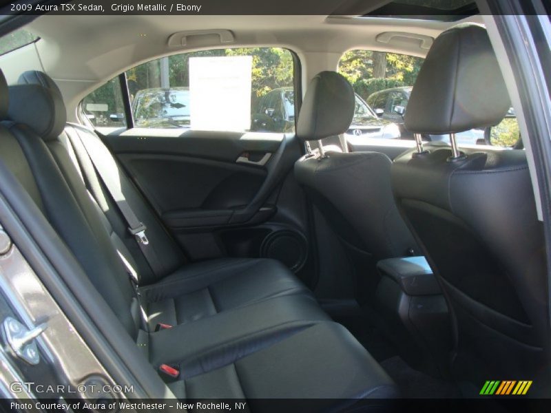 Grigio Metallic / Ebony 2009 Acura TSX Sedan