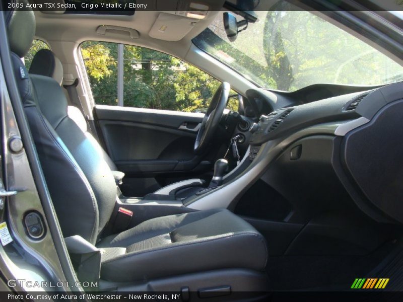 Grigio Metallic / Ebony 2009 Acura TSX Sedan