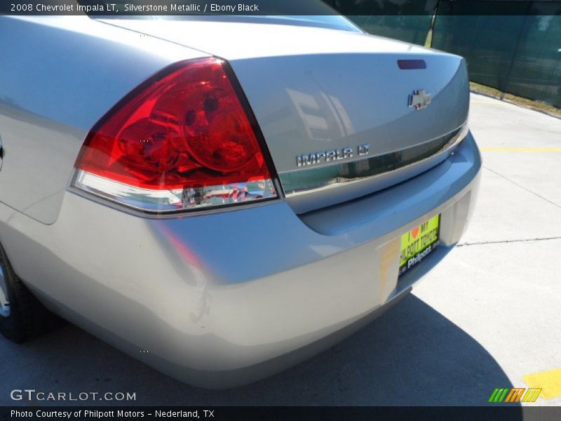 Silverstone Metallic / Ebony Black 2008 Chevrolet Impala LT