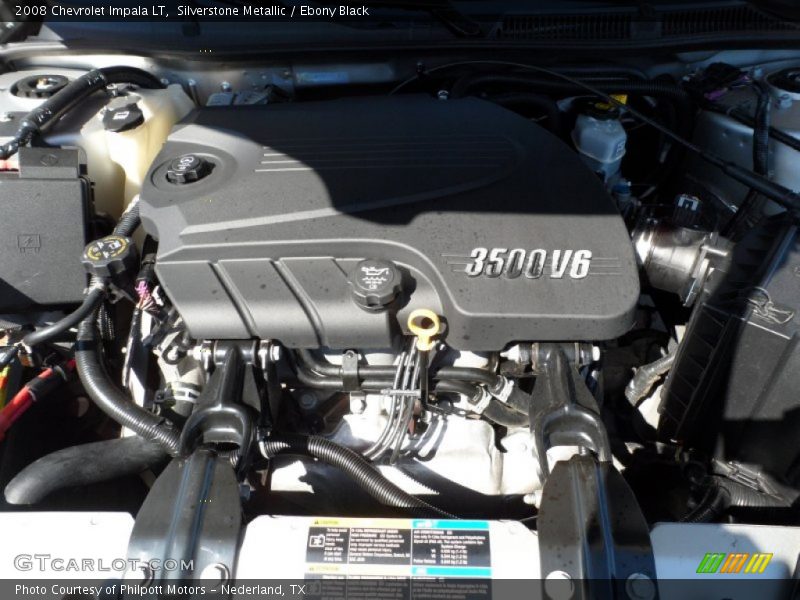 Silverstone Metallic / Ebony Black 2008 Chevrolet Impala LT