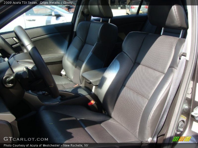 Grigio Metallic / Ebony 2009 Acura TSX Sedan