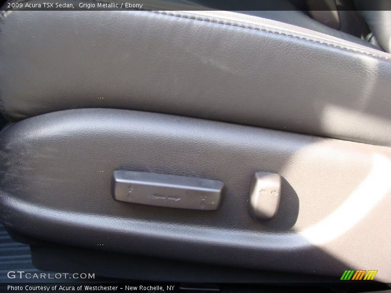 Grigio Metallic / Ebony 2009 Acura TSX Sedan