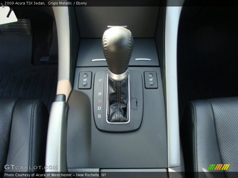 Grigio Metallic / Ebony 2009 Acura TSX Sedan