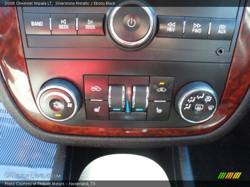 Silverstone Metallic / Ebony Black 2008 Chevrolet Impala LT