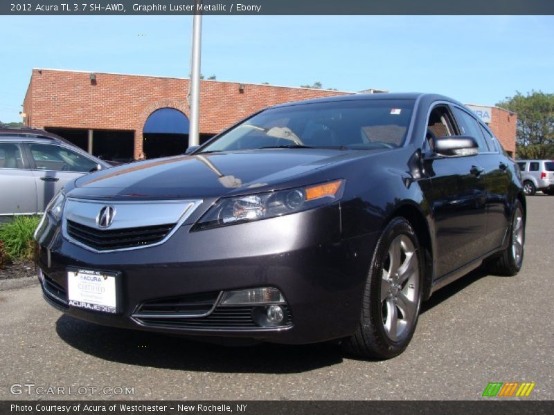 Graphite Luster Metallic / Ebony 2012 Acura TL 3.7 SH-AWD