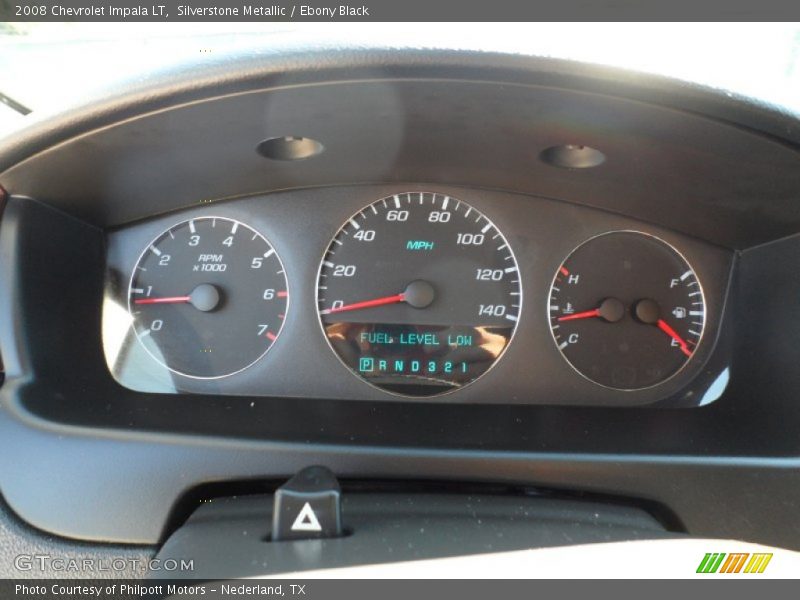 Silverstone Metallic / Ebony Black 2008 Chevrolet Impala LT