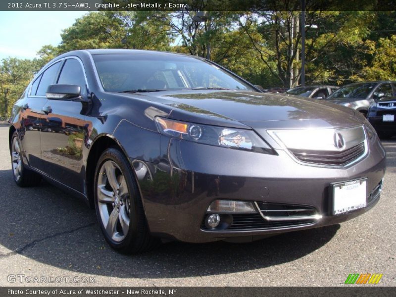 Graphite Luster Metallic / Ebony 2012 Acura TL 3.7 SH-AWD