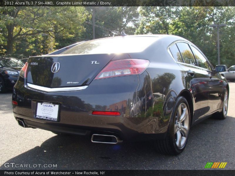 Graphite Luster Metallic / Ebony 2012 Acura TL 3.7 SH-AWD