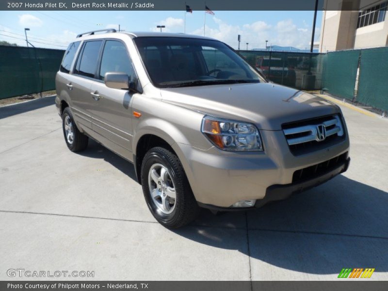 Desert Rock Metallic / Saddle 2007 Honda Pilot EX