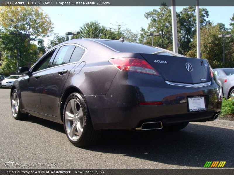 Graphite Luster Metallic / Ebony 2012 Acura TL 3.7 SH-AWD