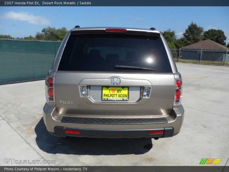 Desert Rock Metallic / Saddle 2007 Honda Pilot EX