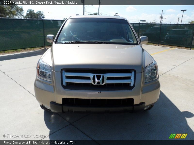 Desert Rock Metallic / Saddle 2007 Honda Pilot EX