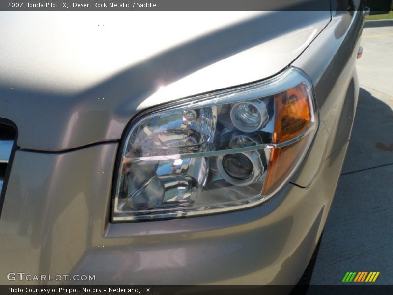 Desert Rock Metallic / Saddle 2007 Honda Pilot EX