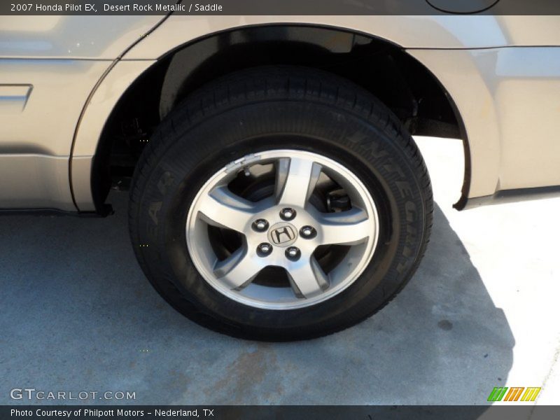Desert Rock Metallic / Saddle 2007 Honda Pilot EX