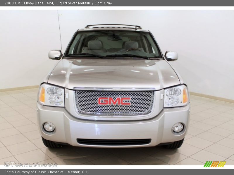 Liquid Silver Metallic / Light Gray 2008 GMC Envoy Denali 4x4