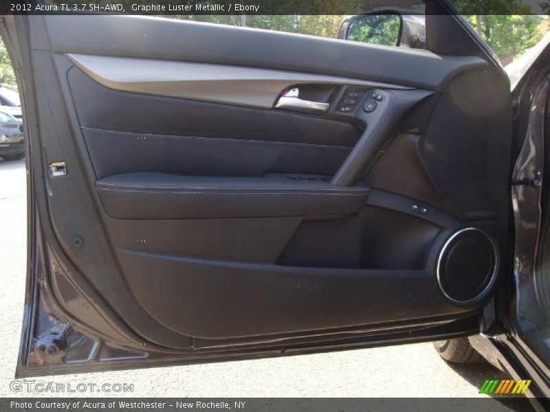 Graphite Luster Metallic / Ebony 2012 Acura TL 3.7 SH-AWD