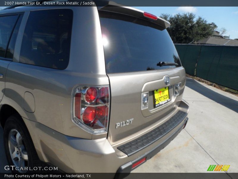 Desert Rock Metallic / Saddle 2007 Honda Pilot EX