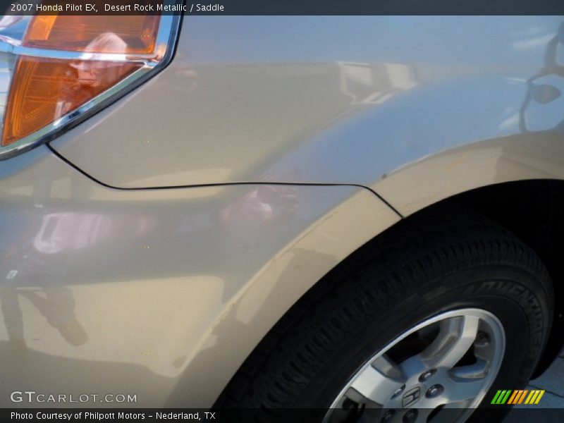Desert Rock Metallic / Saddle 2007 Honda Pilot EX