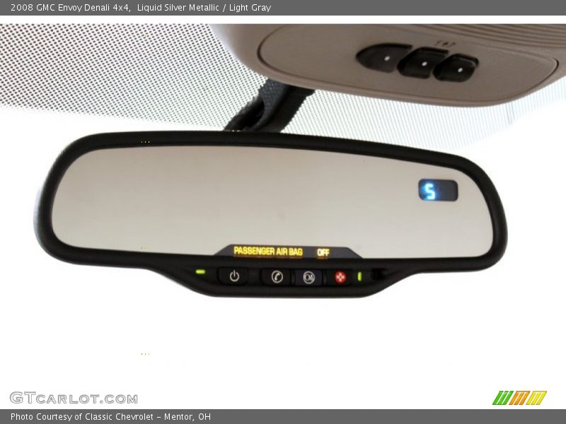 Liquid Silver Metallic / Light Gray 2008 GMC Envoy Denali 4x4