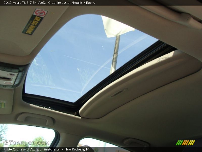 Graphite Luster Metallic / Ebony 2012 Acura TL 3.7 SH-AWD