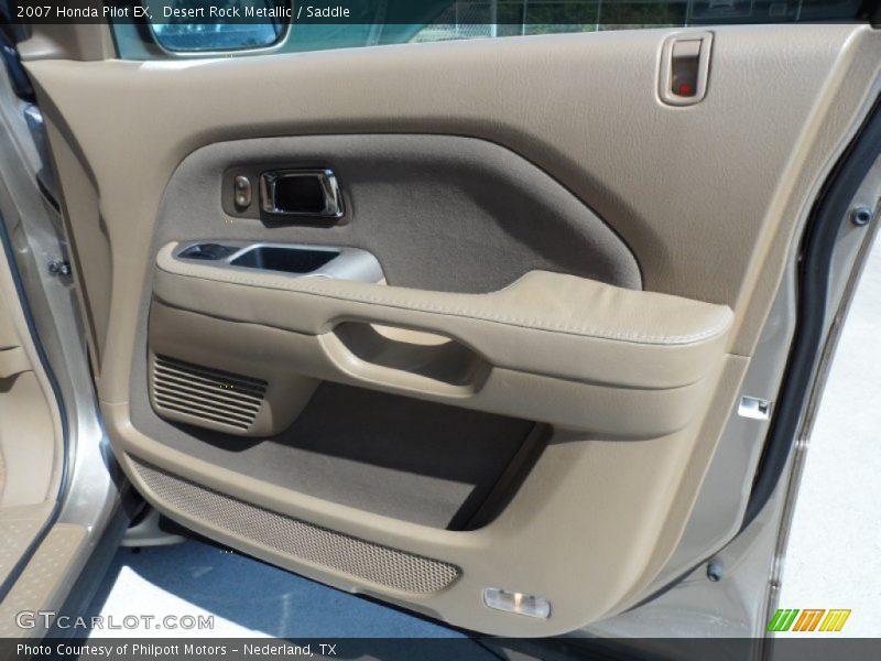 Desert Rock Metallic / Saddle 2007 Honda Pilot EX