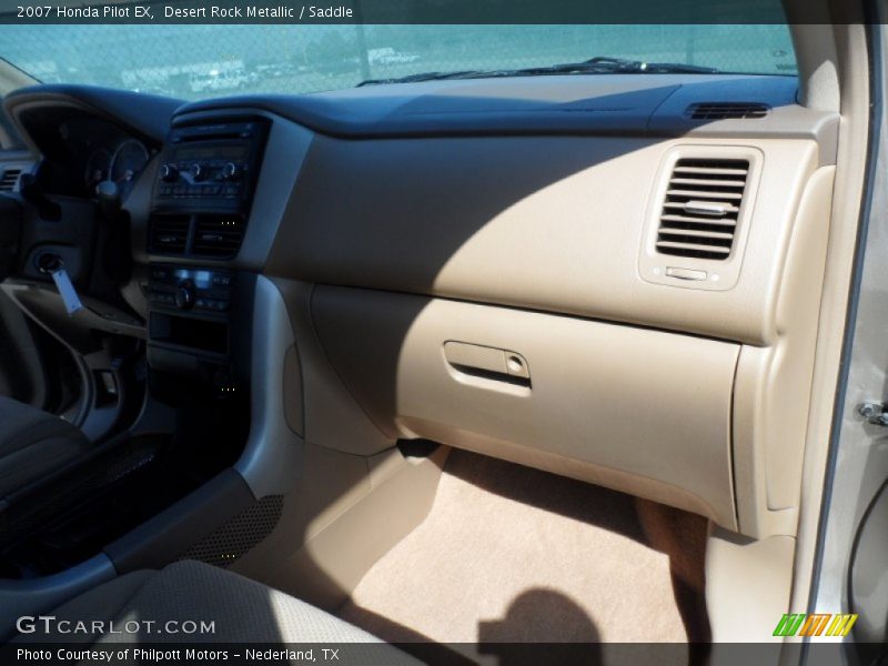 Desert Rock Metallic / Saddle 2007 Honda Pilot EX