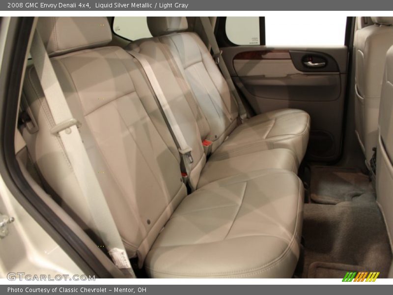 Liquid Silver Metallic / Light Gray 2008 GMC Envoy Denali 4x4